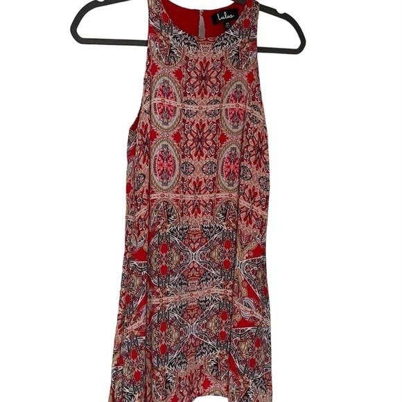 Lulus Design Major Red Print Swing Dress size XS - Picture 3 of 3